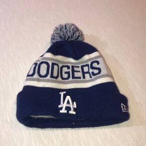 new era dodgers beanie